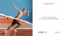 Nouveau visuel du Comité international des Jeux de la Francophonie conçu par l’artiste Aida Bedran, illustrant l’unité, la diversité culturelle et la fusion entre sport et culture dans le cadre des Jeux de la Francophonie