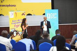 Point presse Peace and Sport | Kinshasa 2023 ©CIJF/CNJF