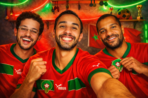 Illustration autour de la CAN, des Jeux de la Francophonie, du football et du freestyle ball, mettant en valeur la diversité culturelle et l’excellence sportive.